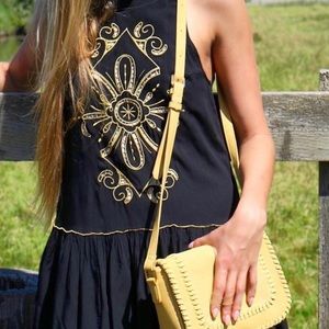 Embroidered Mini Dress Beautiful!